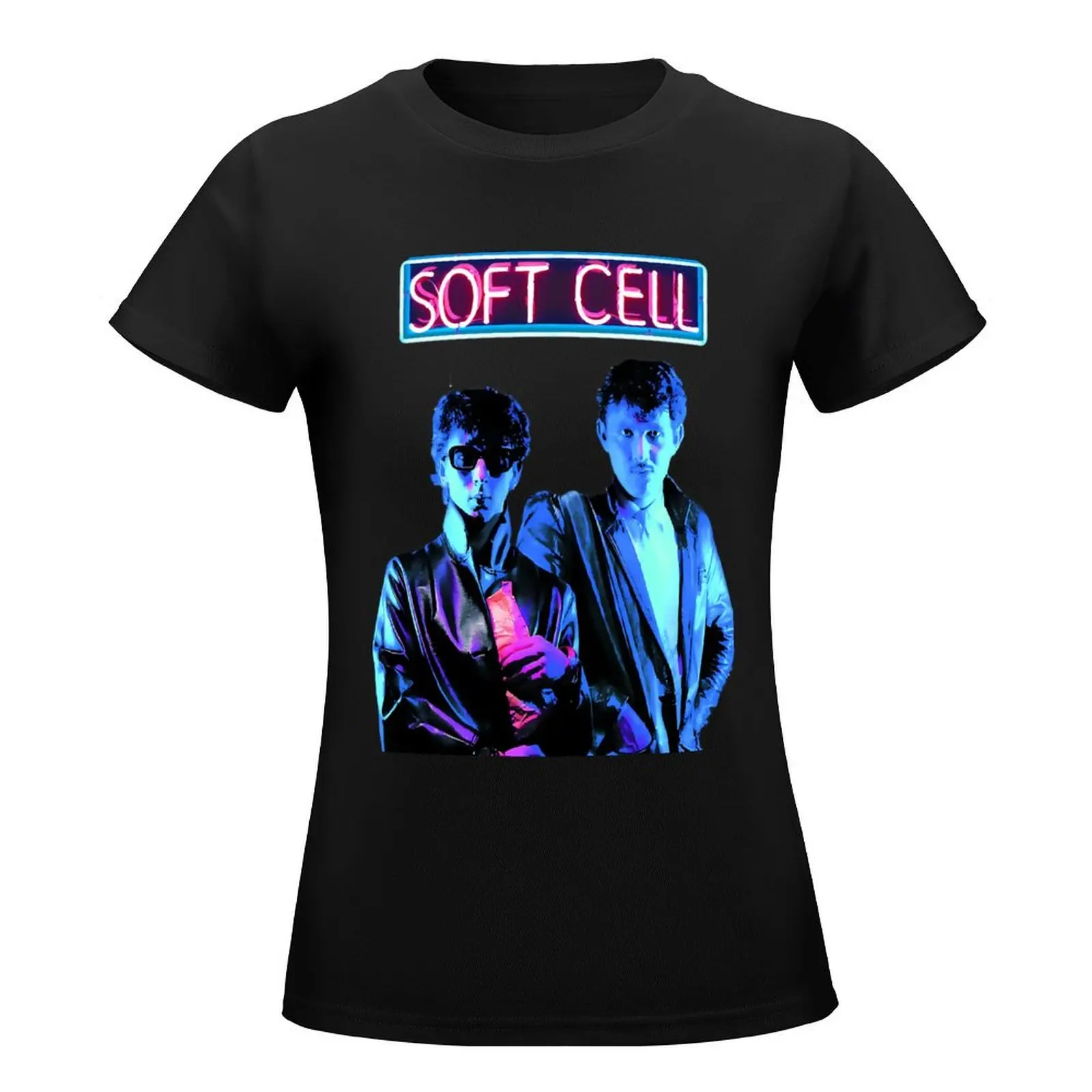 Soft Cell T-Shirt oversized hippie clothes t-shirts for Women pack