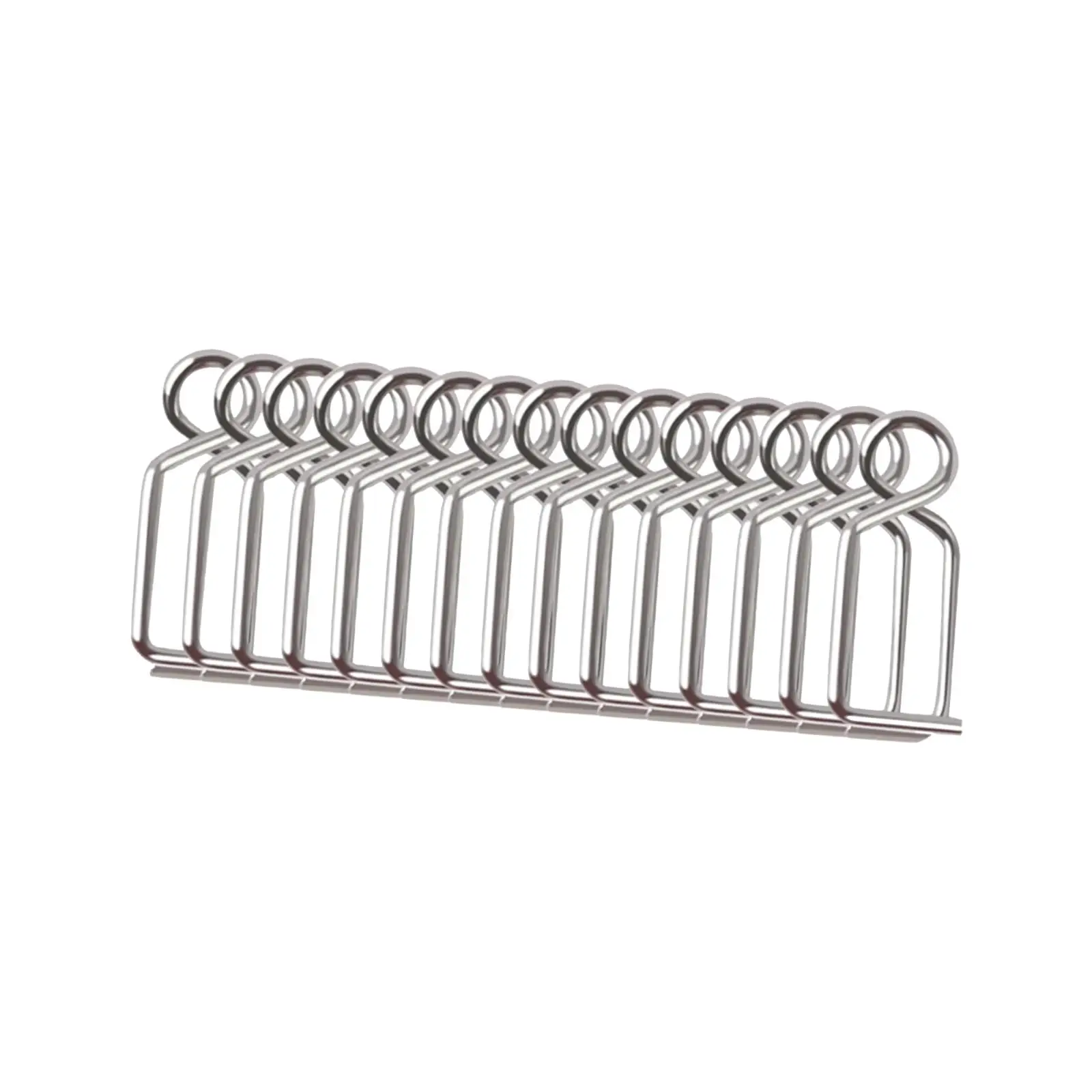 15 Pieces Fishing Fast Lock Clips Stainless Steel Pin for Blowing Tube Squid Jig With Wide Mouth Change Rust Resistant