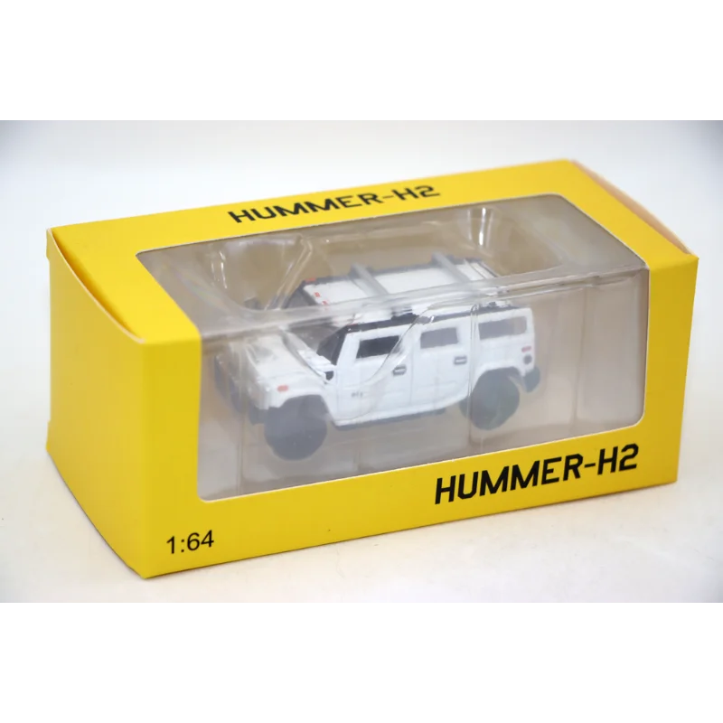 Diecast 1:64 Scale Hummer H2 SUVรถสะสมของเล่นของขวัญของที่ระลึกจอแสดงผลเครื่องประดับ