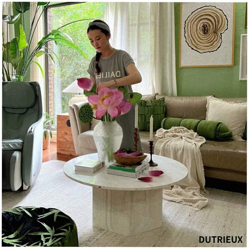Round Xenomorph Coffee Table Irregular Lounge Creative Clear Relaxing Chinese Side Table Living Room Couchtisch Room Decorations
