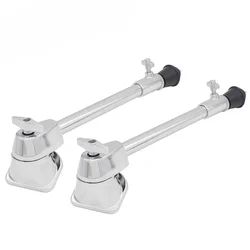 2 pezzi di gambe del tamburo Set di tamburi per cosce supporto per tamburo tamburo per basso speroni per piedi gambe supporto inferiore per tamburo accessori per strumenti a percussione per gambe