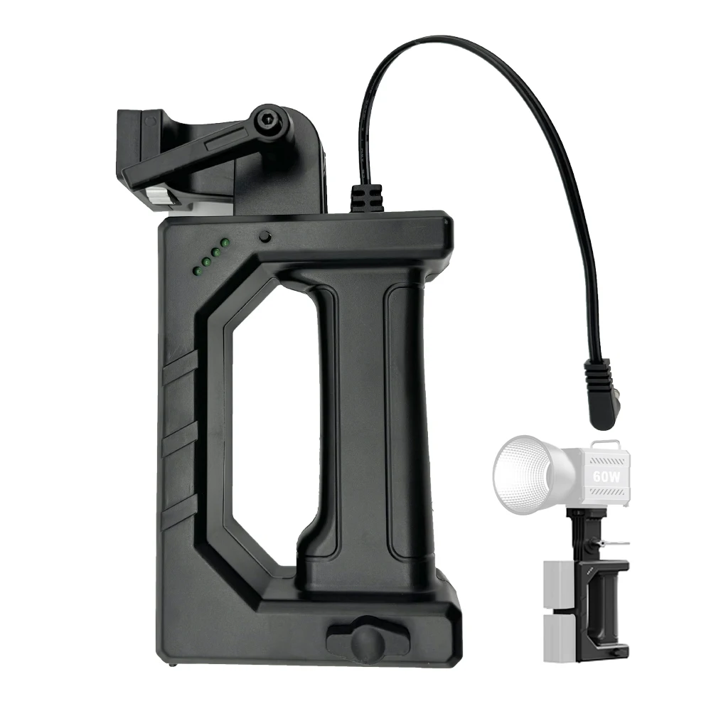 Dubbele kleurtemperatuur COB-fotografielicht 80W Professioneel LED-videolicht Draagbare lampenkap Handheld invullicht mini Bowens