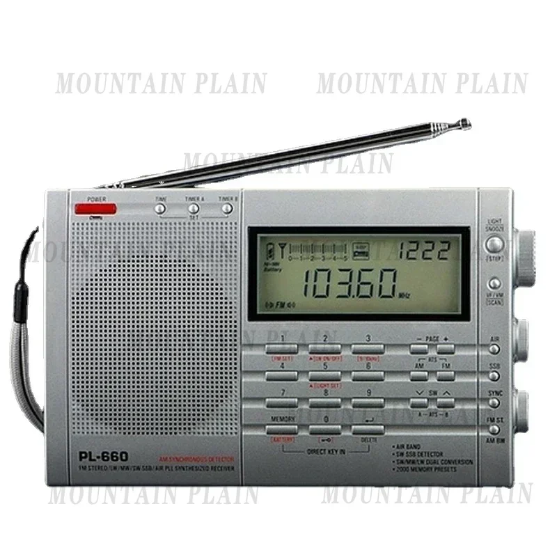 Full-band PL680 radio PL-660 shortwave single sideband aviation portable