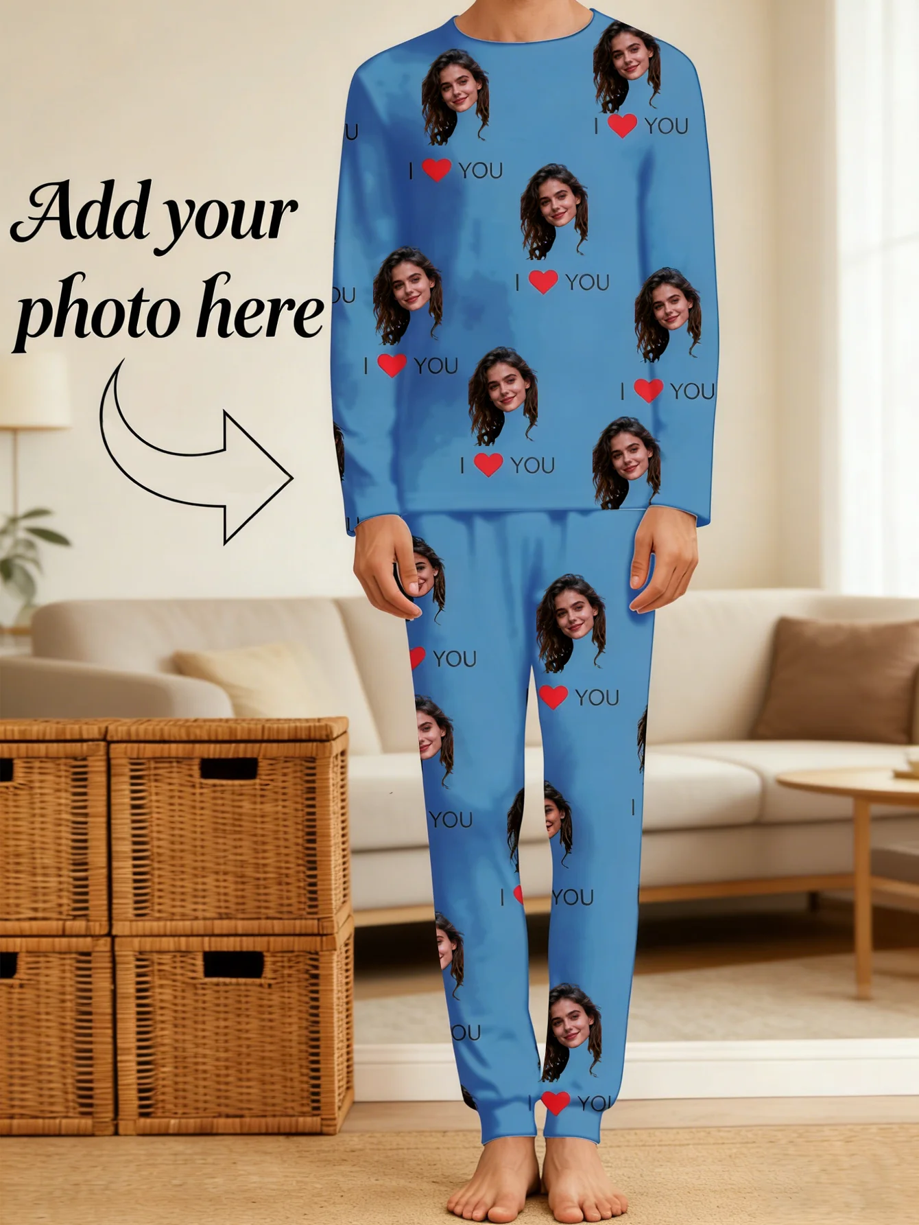 

Personalized customized pajama set, couple pajamas, family pajamas, customized pajama gifts