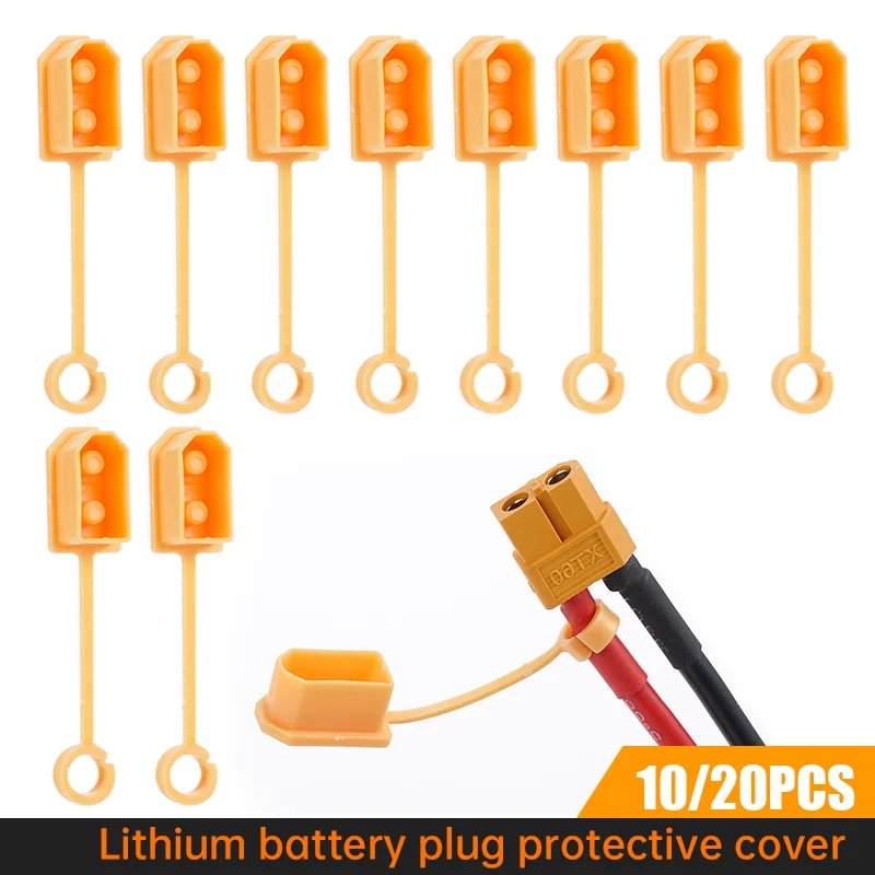 10/20PCS XT60 plug Rubber Terminal Insulated Protective Cover Caps dustproof electricity-proof oxidized insulated cover