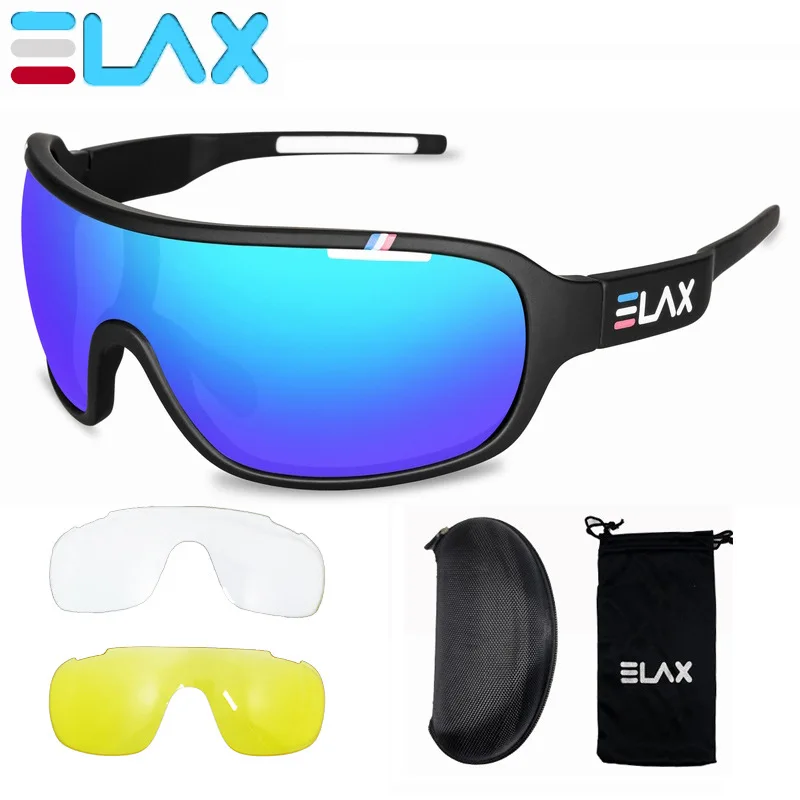 

Elax 3 Lens Set Fashion Riding Glasses Outdoor Sports Bicycle Goggles Windproof Goggles