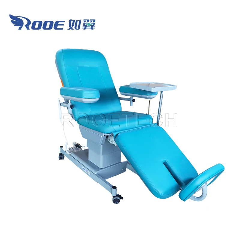 Hospital Luxury Electric Phlebotomy Dialysis Chair with Hand Remote Control