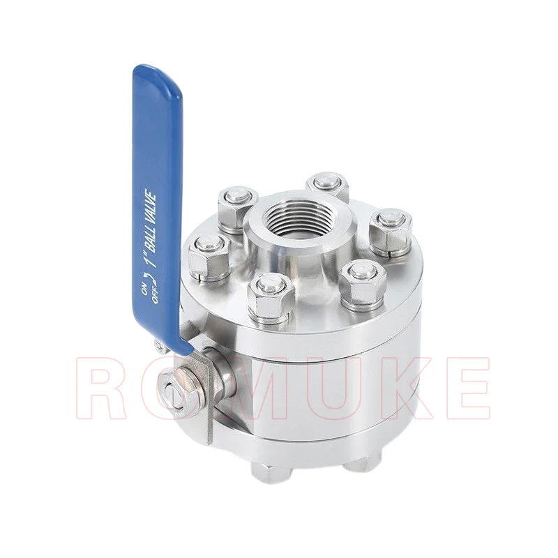 Q11Y-1500LB API Acero inoxidable CF8 CF3 CF8M CF3M/válvula de bola Manual de rosca interna de sello duro de tres piezas de acero forjado