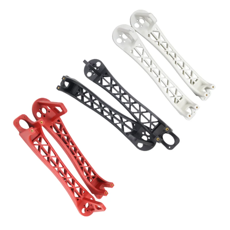Durable Type 2-Pcs Replacement Arm for F450 F550 Drone, Carbon Fiber, Spare Repair Part (Red/White/Black)