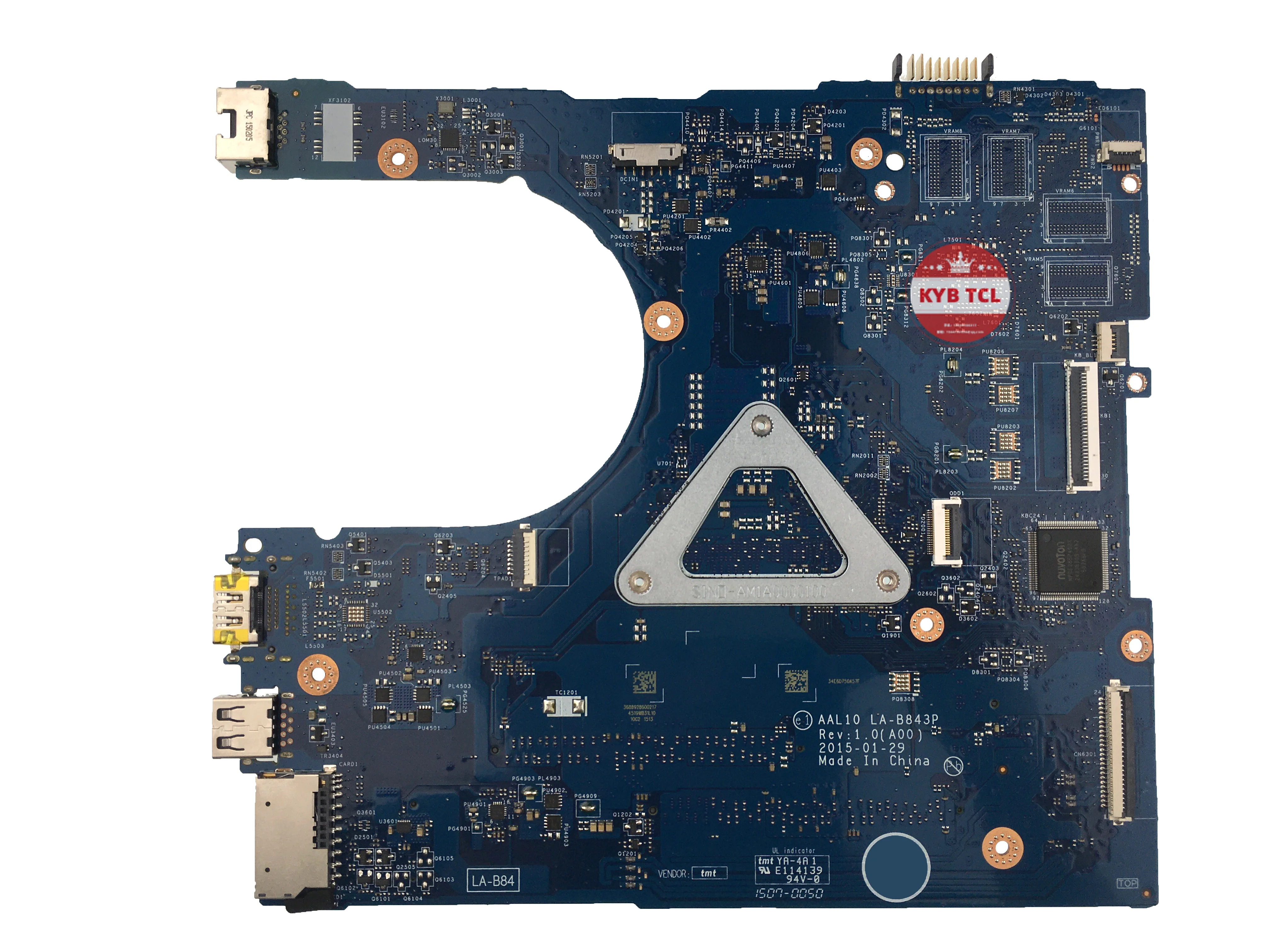 Imagem -02 - Placa-mãe Portátil para Dell Inspiron 14 5458 15 5558 17 5758 Laptop La-b843p Mainboard 04 Rymr 0vmd45 Ncf24 4cn4g Rc3pn 0m94d0 Notebook