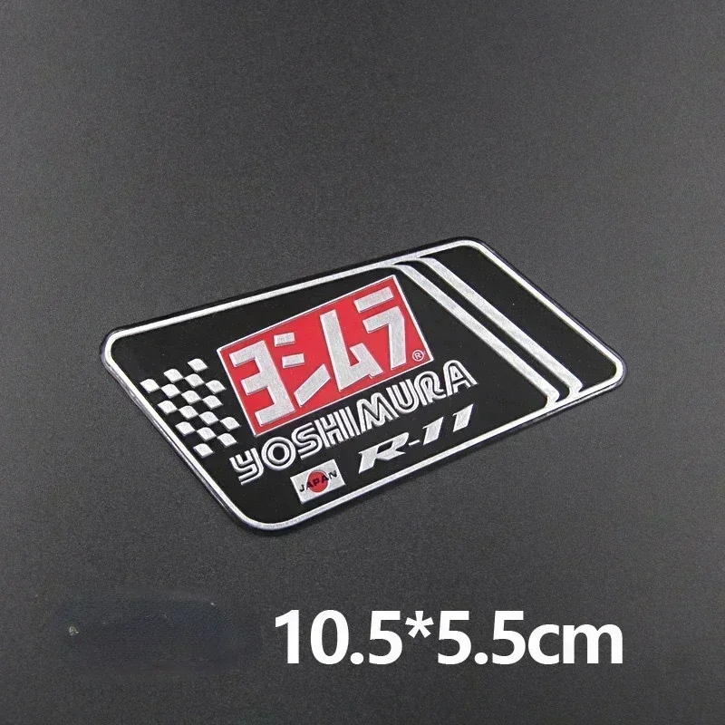

Decals Yoshimura Two Brother Arrow Modified Parts Motorcycle Exhaust Tip Pipe Stickers CF Moto Aluminium 3D Heat-resistant,