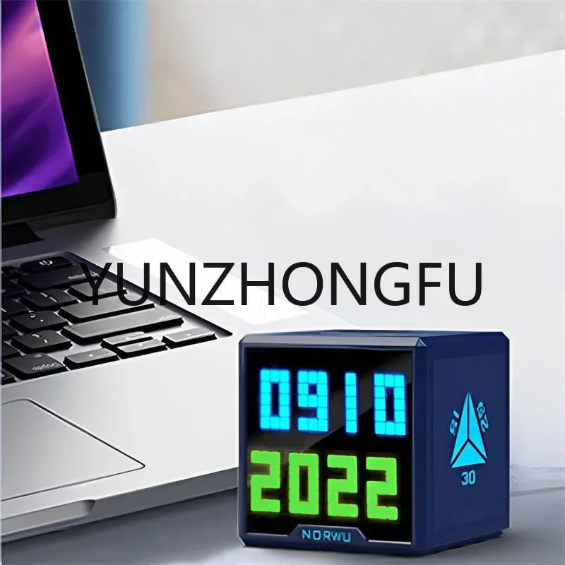 New Plaything Music Rhythm Count Down Smart Electronic Desktop Table Desk Led Digital Alarm Clock