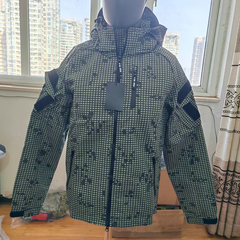 Outdoor Training And Commuting  Spring And Autumn Thin Night Sand MC Jacket