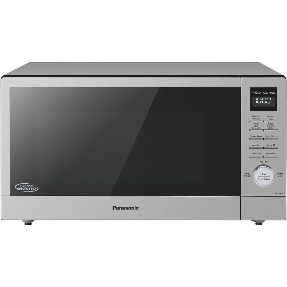 

1.6 cu.ft Cyclonic Inverter Countertop Microwave Oven 1250Watt Power with Genius Sensor Cooking，Stainless Steel