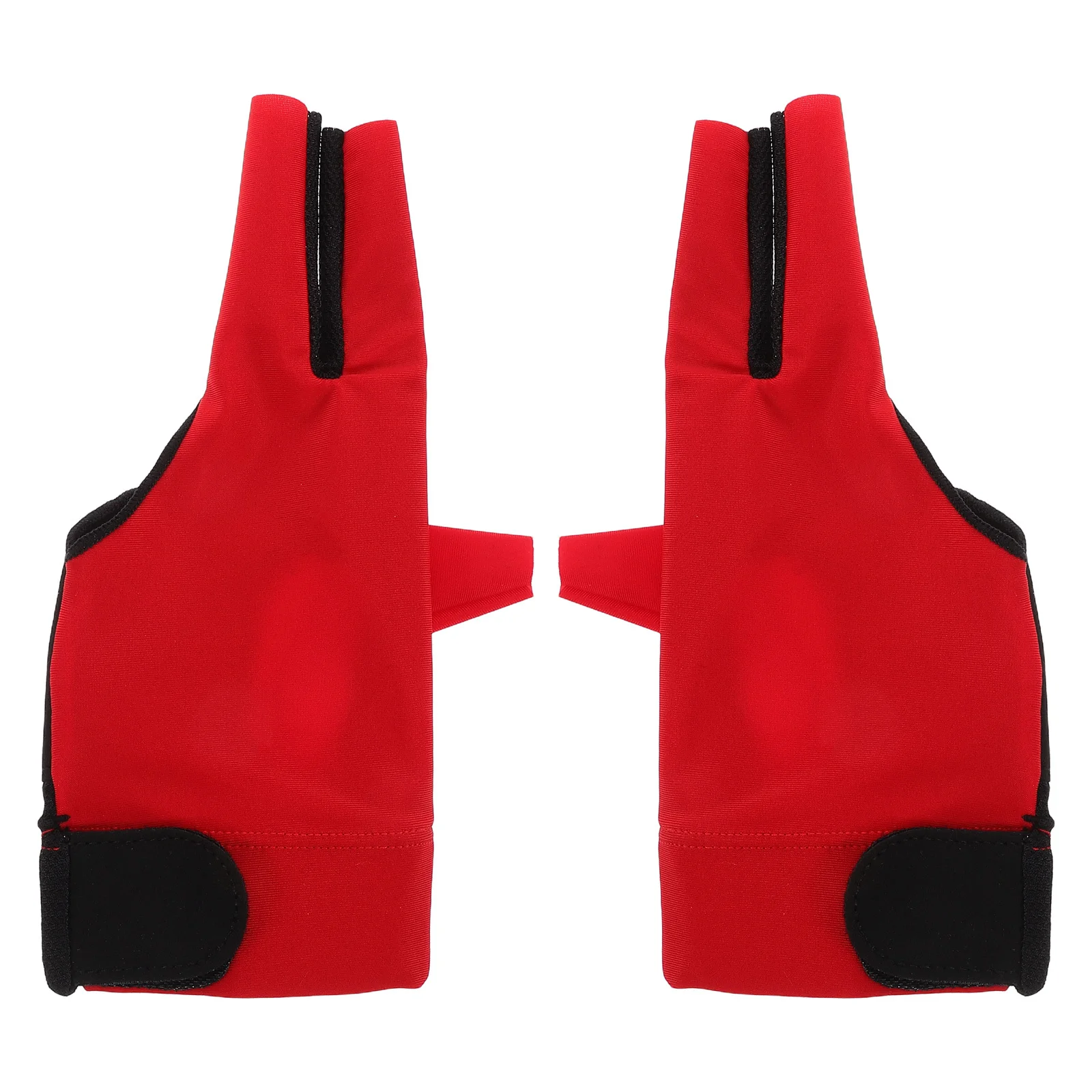 

1 Pair Three Finger Billiard Gloves Breathable Non-Slip Pool Snooker Cue Sport Gloves For Carom Game Durable Comfort Performance