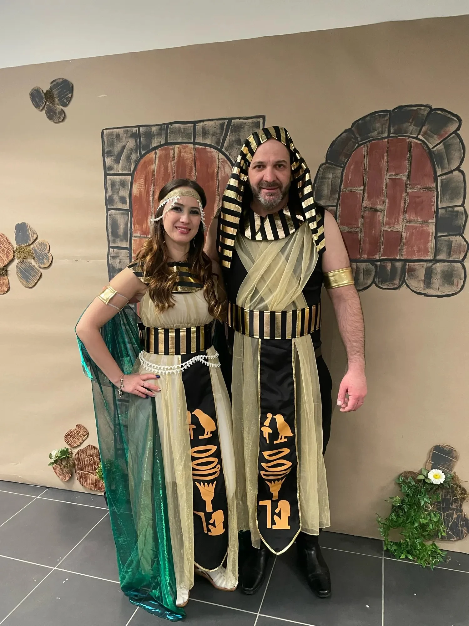 Disfraz de Faraón egipcio antiguo, traje de rey Cleopatra, Reina, traje de Cosplay, fiesta de carnaval, pareja Medieval, vestido de fiesta de