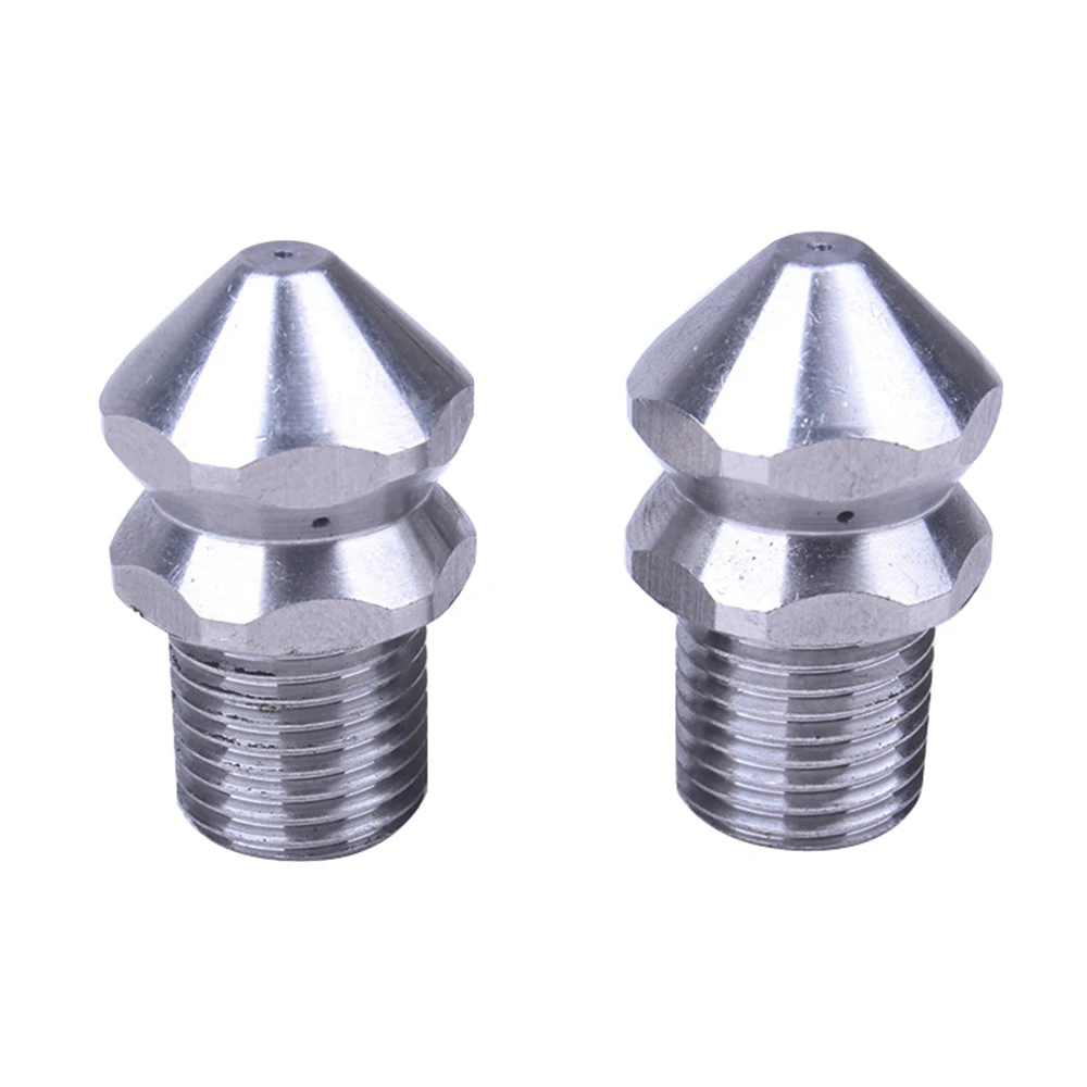 1/4 outer wire stainless steel high-pressure pipeline cleaning nozzle sewer cleaning water mouse nozzle