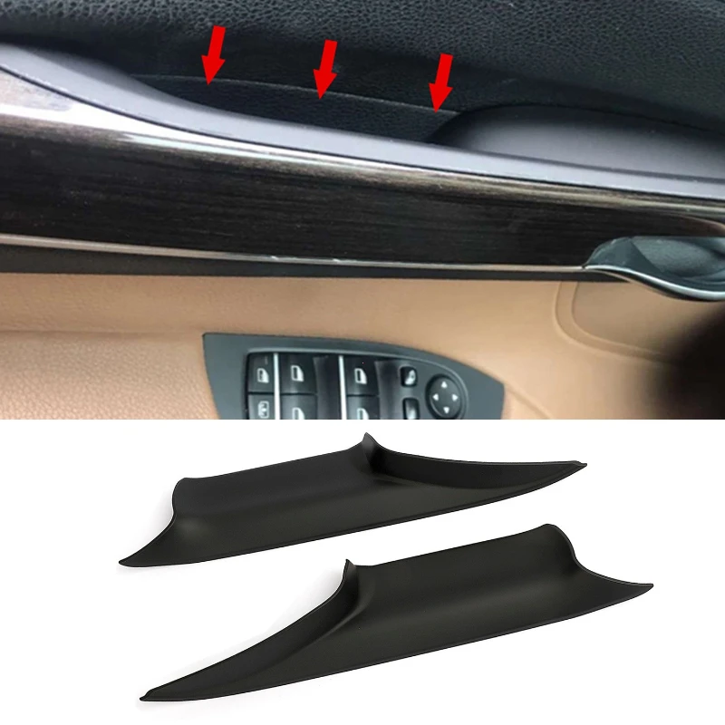 Left/Right Side Door Interior Handle Pull Carrier Cover 51429151212 51419115501 FOR 2008-2015 BMW 7 Series F01 F02