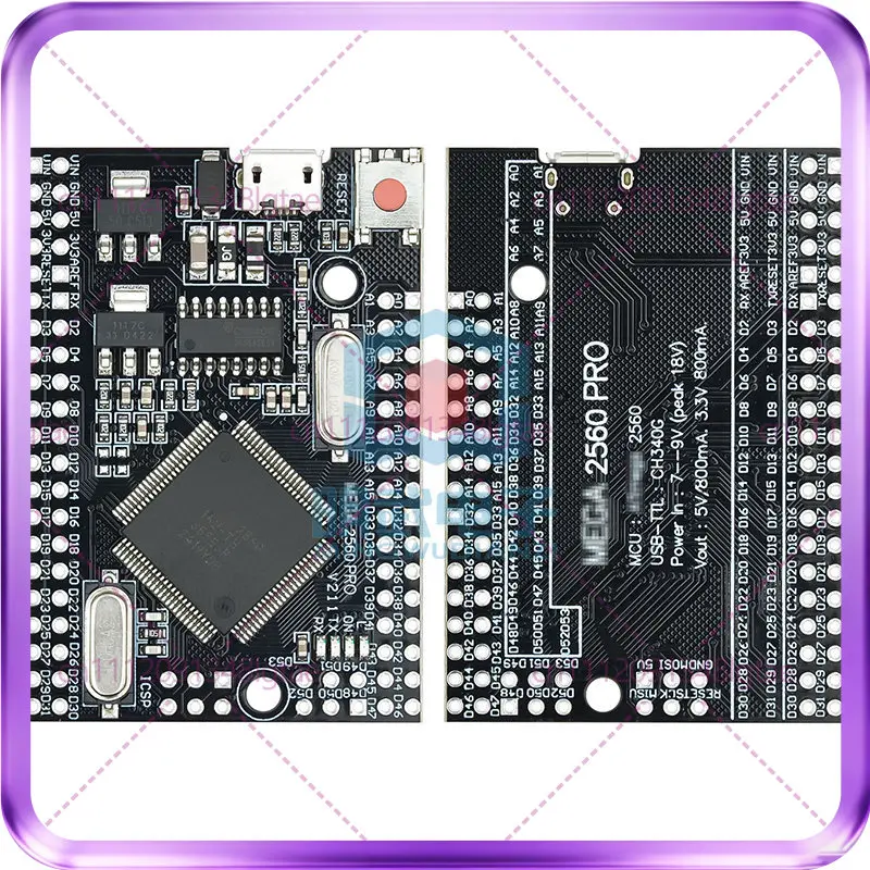 For Mega2560 Pro ATmega2560-16AU USB CH340G Intelligent Electronic Development Board