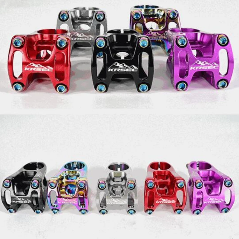 Q755 MTB Mountain Road Handlebar Black Red Racing Cycle 31.8*50mm Aluminium Alloy Bicycle Stem Downhill CNC Machined Bike Stem