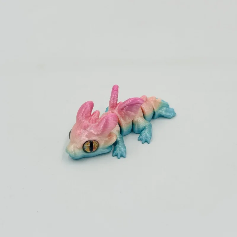 1/5/10/15 Stück 3D-gedruckter Babydrache mit beweglichen Gelenken und simulierten Augen, als dekorative Gegenstände für das Zuhause, zur Raumgestaltung und als Geschenk für Feiertage. – Detail 27