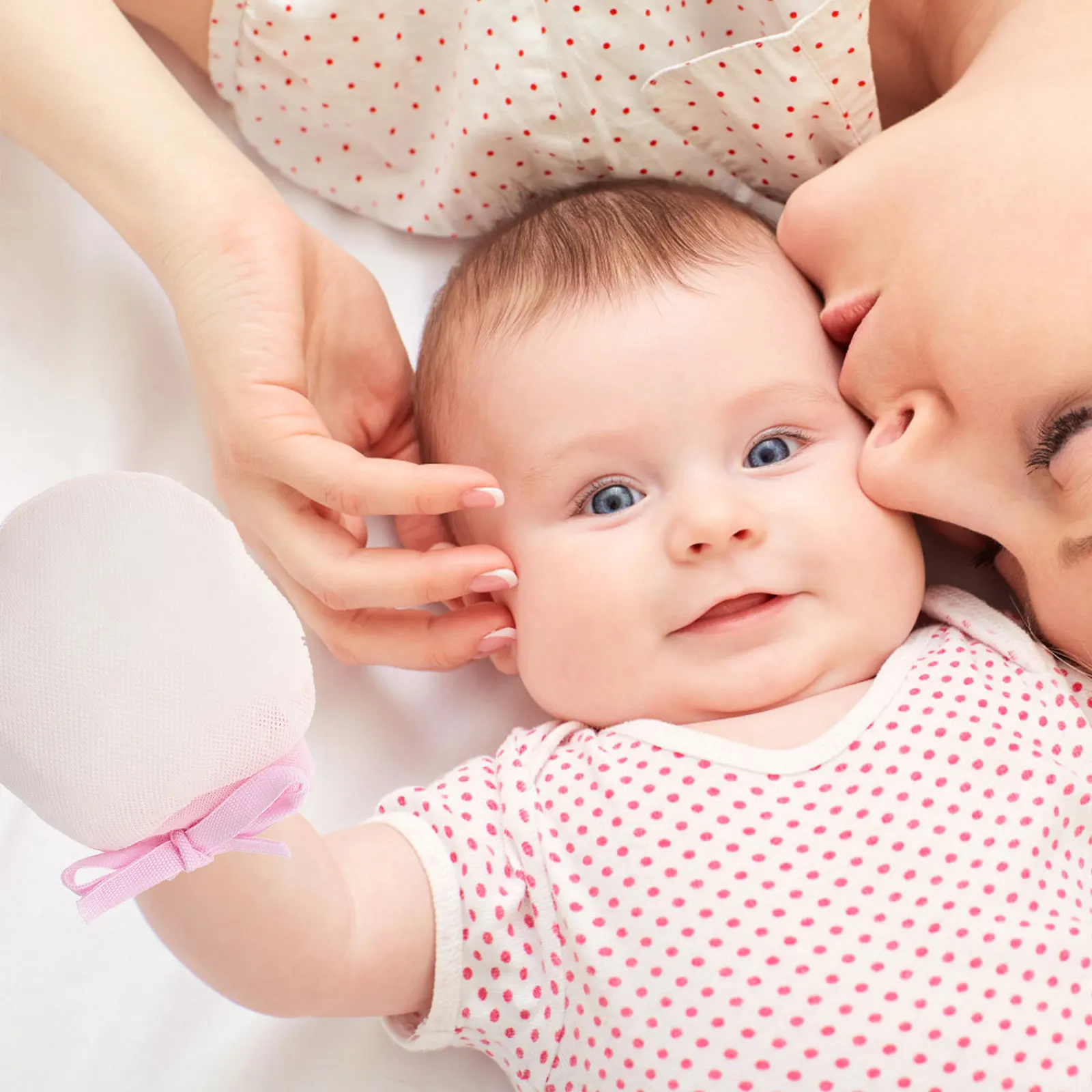 

3Pairs Baby Stop Thumb Sucking Gloves Flexible Fit Anti-Scratch Gloves Protective Finger Mittens Newborn Finger Protector