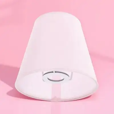 Macaron Lamp Shade Fabric Drum Pendant Light Cover for Bedroom Living Room Decorative Fixture Accessory Modern Style