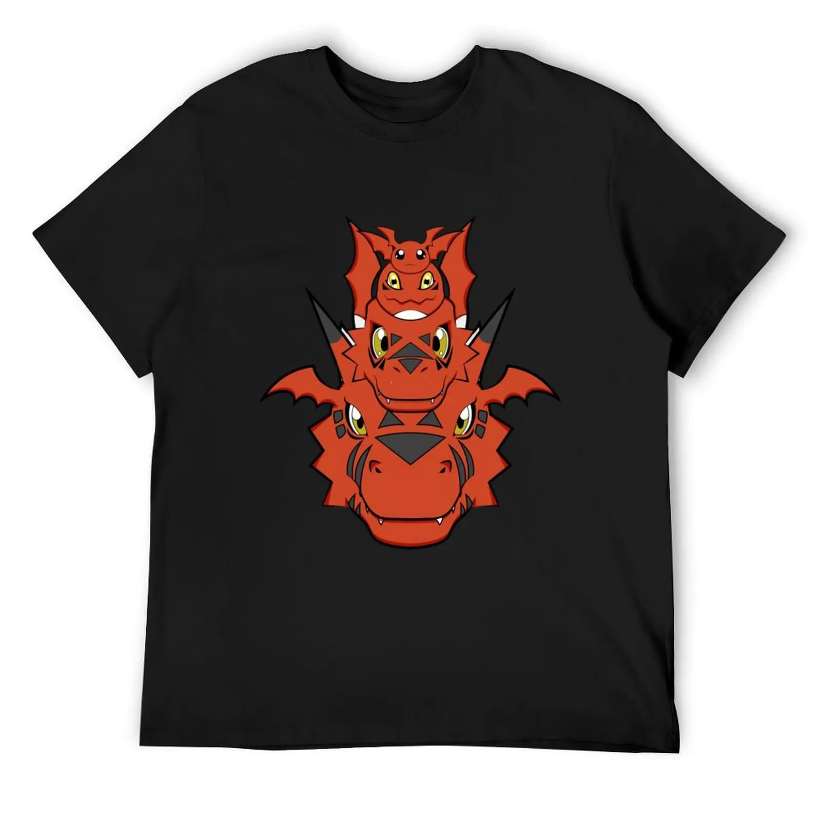 

Jyarimon Gigimon Guilmon Growlmon Evolution T-Shirt designer shirts cotton man t-shirts mens plain t shirts