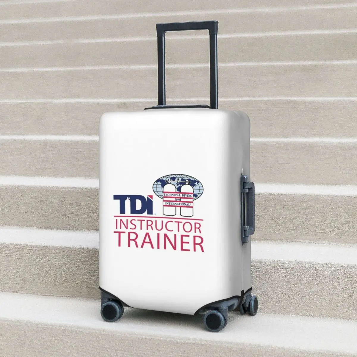 

Технический дайвинг международный (TDI) тренажер для инструктора, защитный чехол для чемодана, эластичные защитные чехлы для дорожного багажа