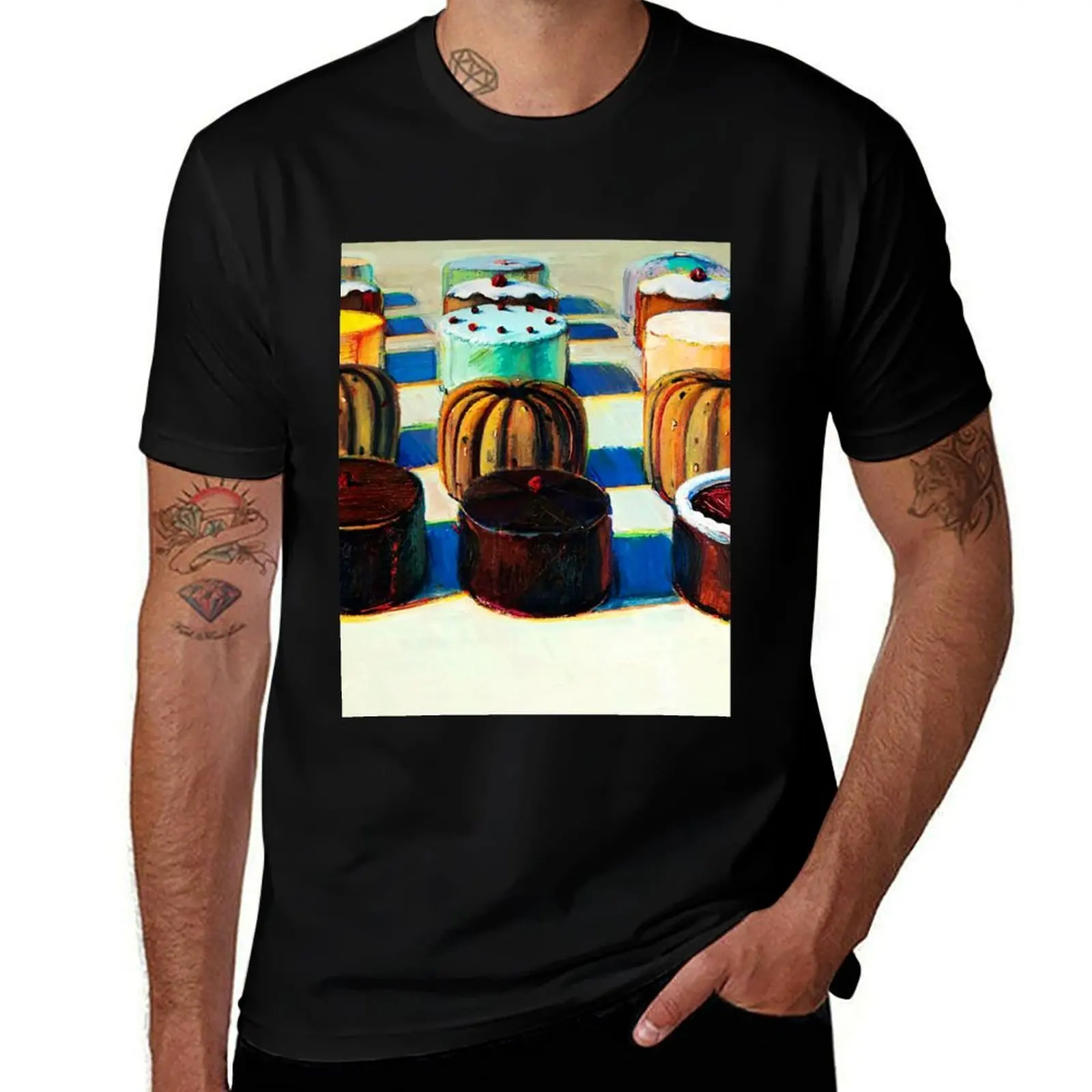 

Wayne Thiebaud T-Shirt cotton t shirt pack man t shirt graphic T-Shirt