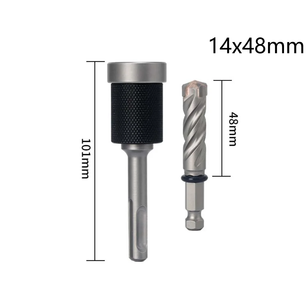 1/6pcs Round SDS Shank Split-type Limiting Hammer Drill Bit Quick Change For Drilling Cement Walls Drilling Power Tool Accessory