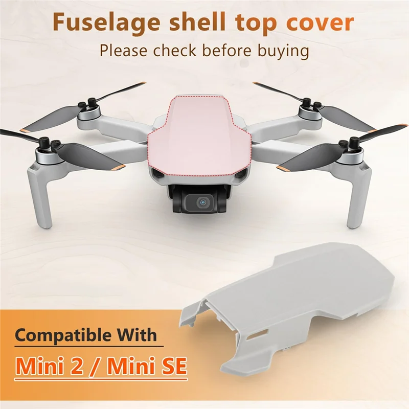 EDT-For DJI Mini SE غطاء الجسم العلوي البديل (الغطاء العلوي) لغطاء الجسم Mini 2
