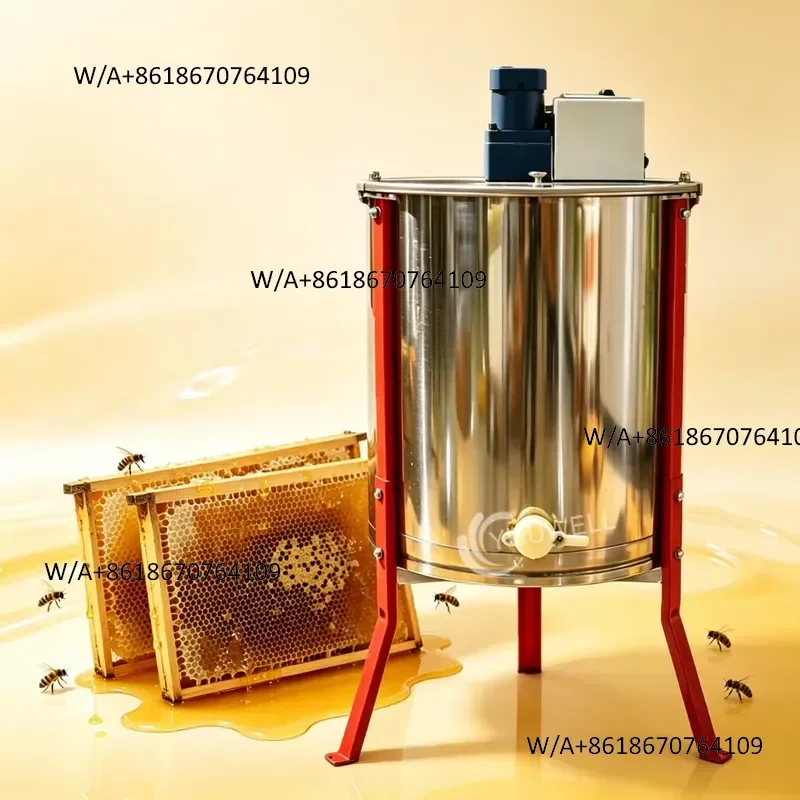Dadant Three Frame Electric Honey Extractor Thickened Stainless Steel Beekeeping Centrifugal Honey Spinner Separator Machine