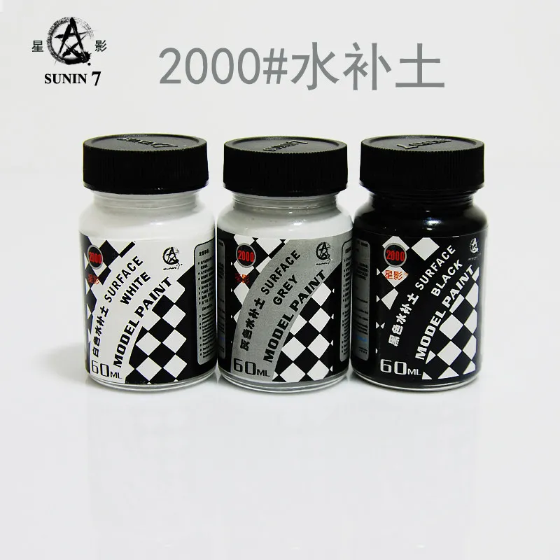 Paint Water Replenishing Soil Coloring Primer White Black Gray Rust Handheld Military Model