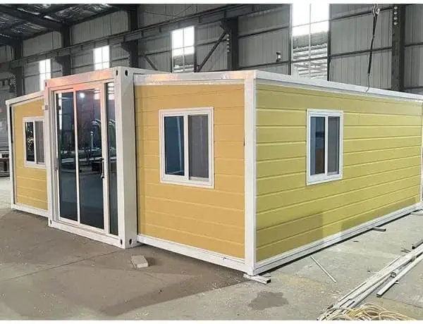 Portable Prefacbricated Tiny Home to Live in 1 Bathroom, 2 Rooms & 1 Kitchen- Foldable House, Container Home, Portable House