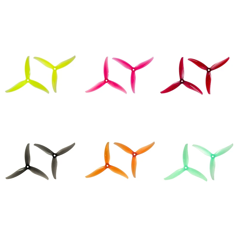 10Pair Drone Propeller 5127.5 5.1Inch 3 Blades PC Propeller For RC FPV Freestyle Drones Accessories Part B