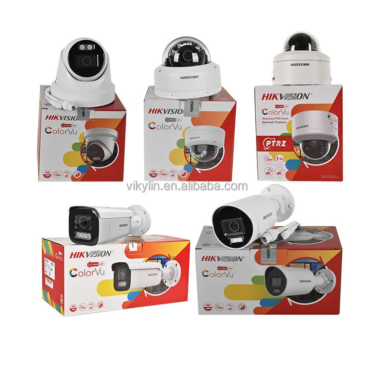 8MP Acusense ضوء إحترافي وتحذير مسموع وكاميرا شبكة مراقبة ذكية هجينة ذات ضوء ثابت DS-2CD2383G2-LI2U/S(L)(RB)