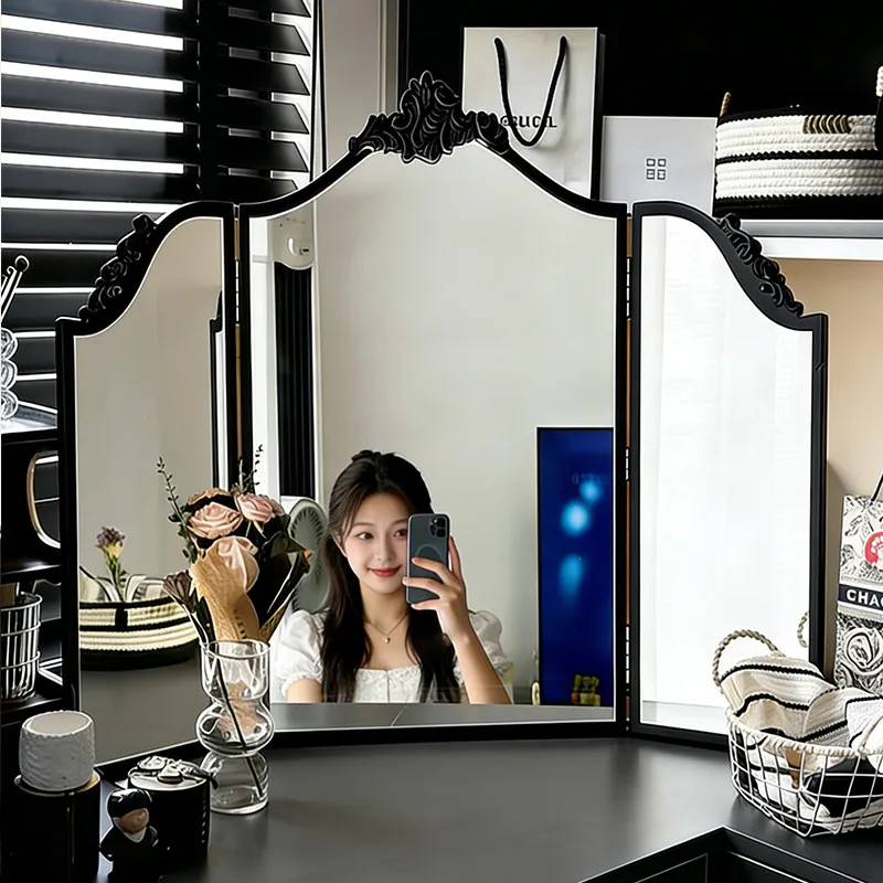 

Personalised Mirror Decor Unbreakable Fold Modern Custom Bedroom Mirror Decor Art Makeup Decorative Specchi Home Decor Items