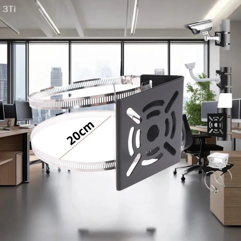 Soporte de poste de unión universal versátil para soporte trasero de videocámara y soporte de farola.