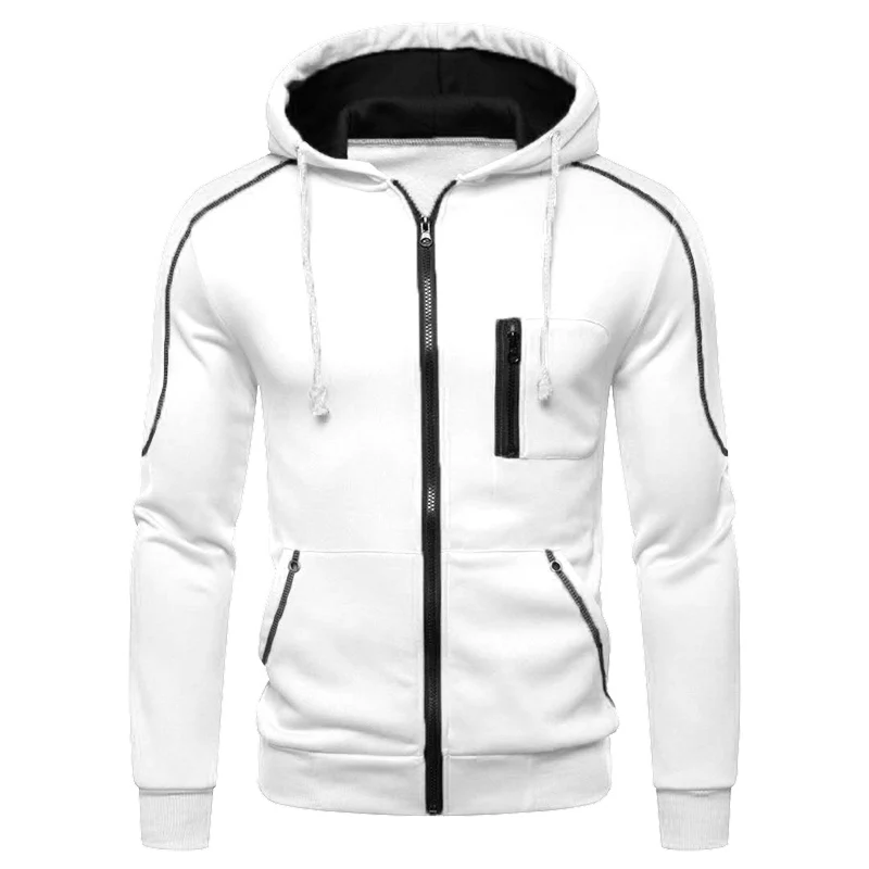 NONE Men's Hooded Zip Sweatshirt Black/M 3