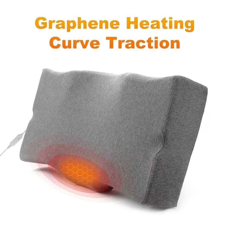 Braided Sleep Assist Rectangle Smart Sleep Monitoring Memory Foam Pillow Sleep Assist & Far Infrared Therapy Level 3