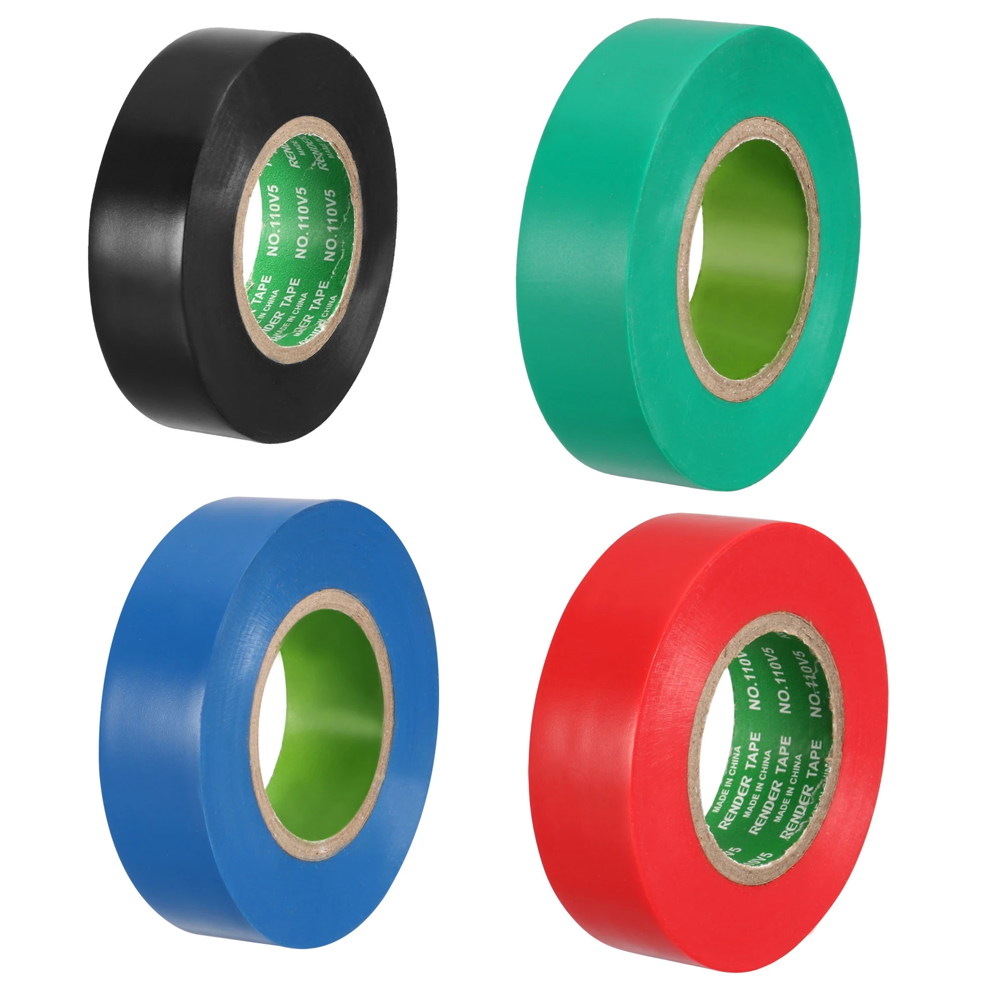 

2Pcs Electrical Tape PVC Wear-resistant Flame Retardant Lead-free Insulating Waterproof Eletrician Insulation Adhesive Tape