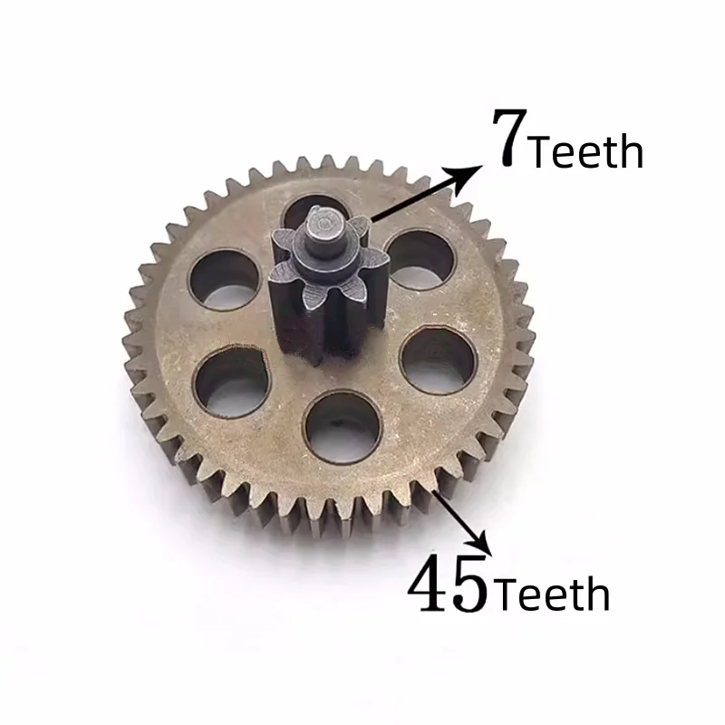 Engrenage en fer d'origine pour accessoires d'engrenage de déchiqueteuse AURORA AS150, 7T-45T