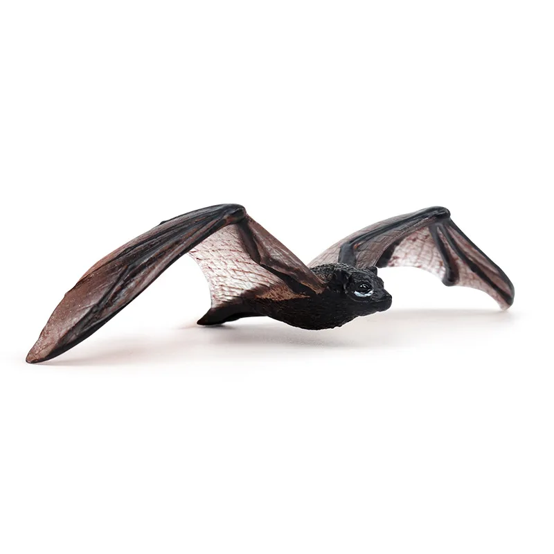 New Simulation Animal Model Doll Bat Halloween Compulsion Toys Solid Static Flying Animals Children's Collection Toys Gifts