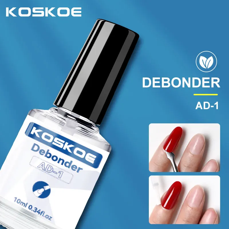 KOSKOE Debonder Glue For Removeing False Nails Tips Rhinestone 10ml Remover Tools Fast Dissolve Liquid Nail Art Accessories