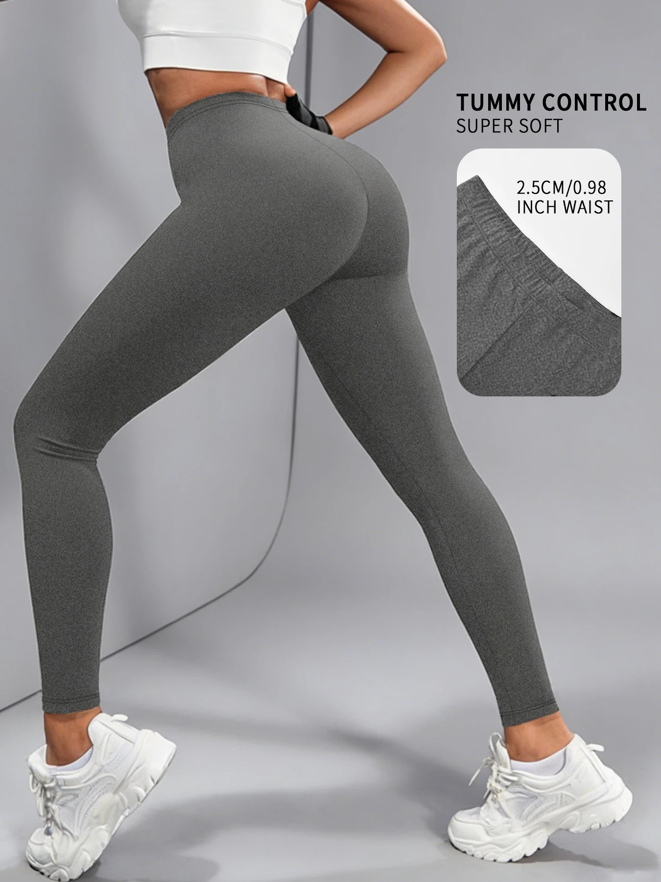 

Женские леггинсы с низкой посадкой для тренировок - супермягкие, высокоэластичные тайтсы для йоги, бега, тренировок и повседневной жизни