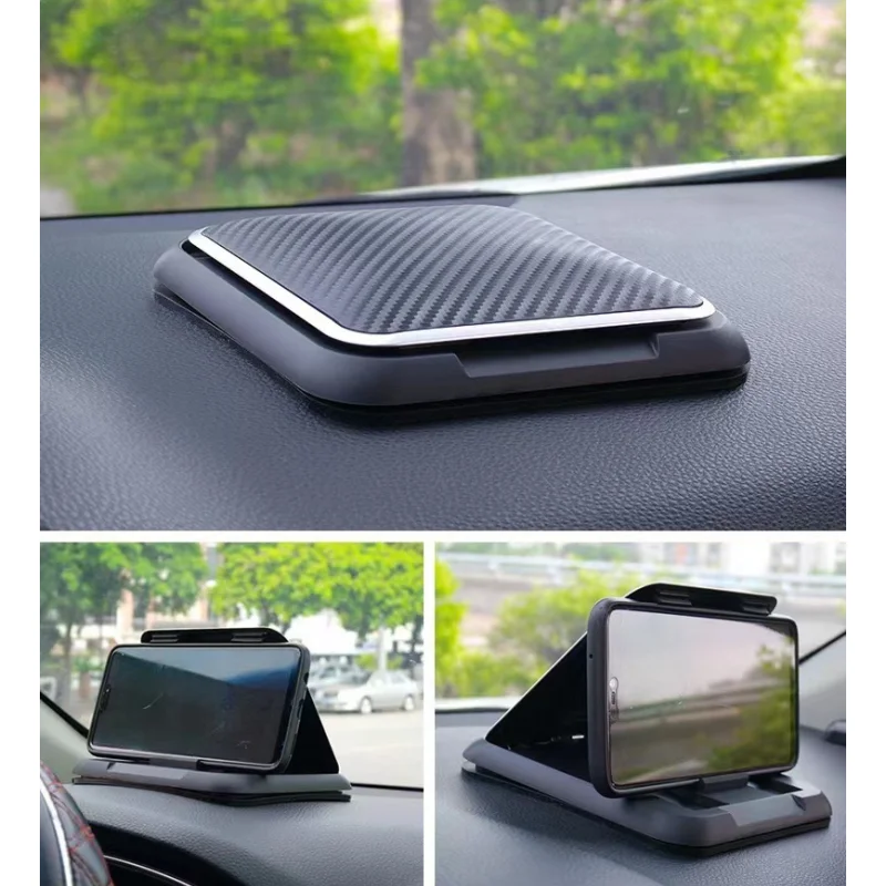 さまざまなダッシュボード用の車の電話ホルダー,iphone,samsung,androidスマートフォンと互換性のある滑り止めのデスクスタンド