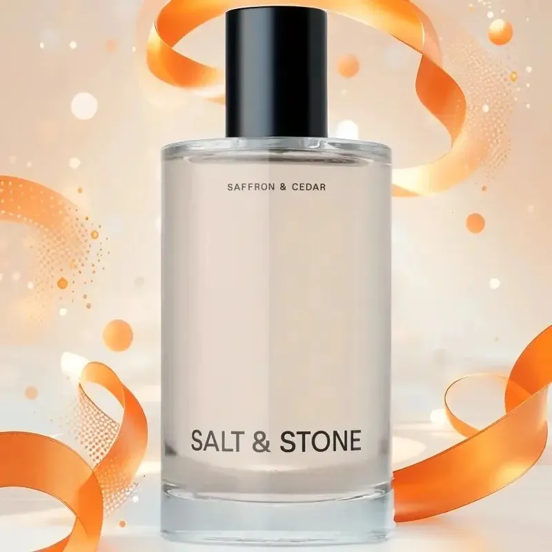 

Salt & Stone - Santal， 3.4oz Body Mist- Warm Sandalwood& Earthy Vetiver Bliss, Longlasting Fragrance