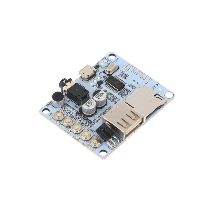 Bluetooth Audio Receiver Module 41 Circuit Board Wireless Audio Adapter for Retrofit Speaker and DIY Sound Enhancement