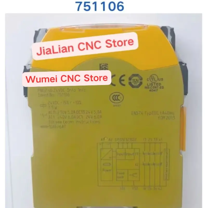 Brand New Original relay PNOZ s6 C 751106 If You Need Other Specifications, Please Consult